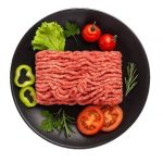 چرخ کرده شتر مرغ و گوساله